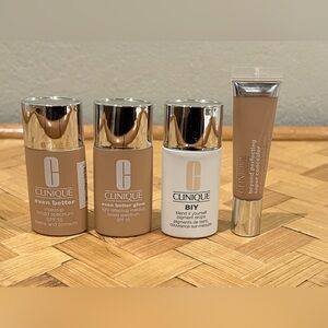 Clinique Foundation, BIY Drops and Concealer set VF-MF